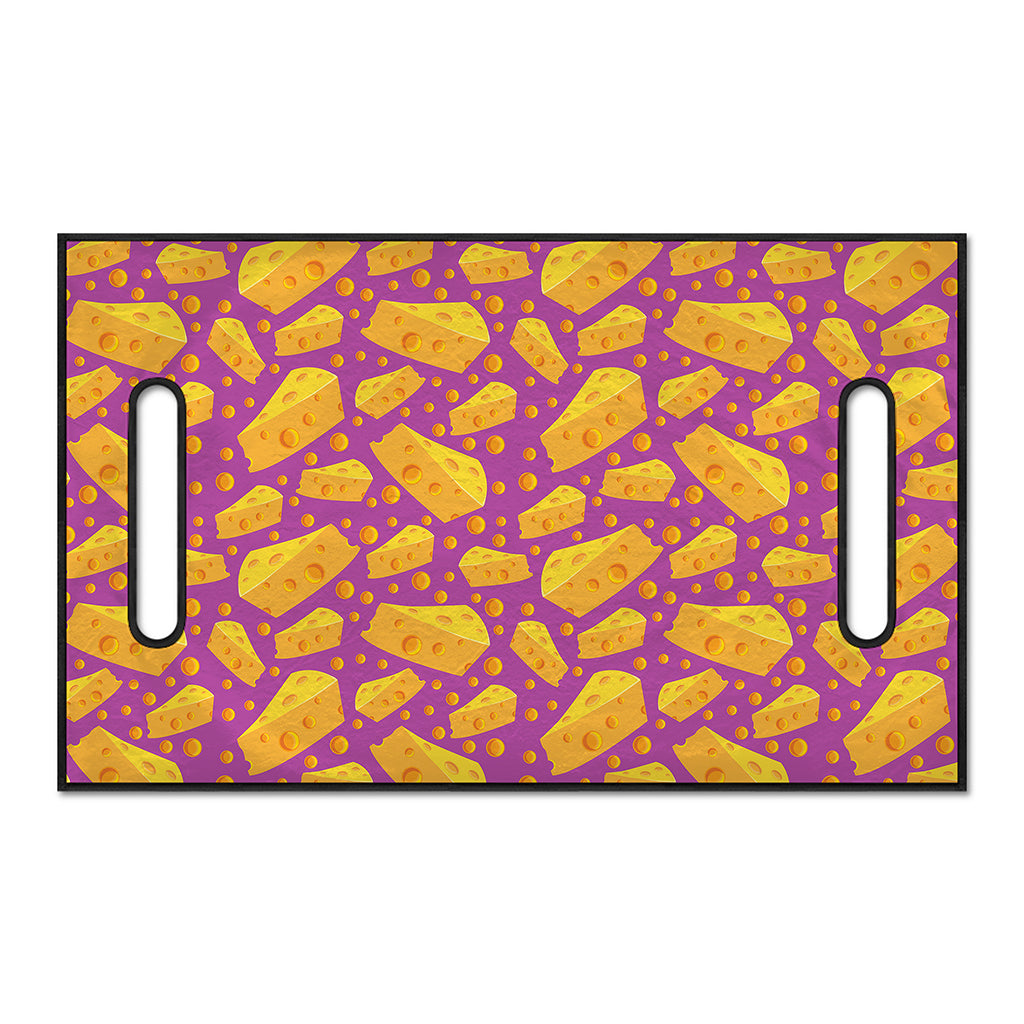 Purple Cheese And Holes Pattern Print Golf Cart Seat Cover