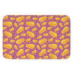 Purple Cheese And Holes Pattern Print Indoor Door Mat