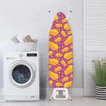 Purple Cheese And Holes Pattern Print Ironing Board Cover