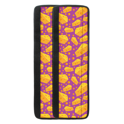 Purple Cheese And Holes Pattern Print Refrigerator Handle Covers