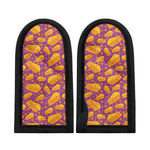 Purple Cheese And Holes Pattern Print Skillet Handle Cover