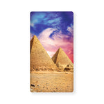 Purple Cloud Pyramid Print Baby Crib Sheet