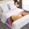 Purple Cloud Pyramid Print Bed Runner