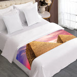 Purple Cloud Pyramid Print Bed Runner