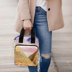 Purple Cloud Pyramid Print Bible Tote Bag