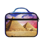 Purple Cloud Pyramid Print Briefcase Bible Bag