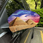 Purple Cloud Pyramid Print Car Side Mirror Covers