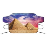 Purple Cloud Pyramid Print Car Windshield Snow Cover