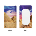 Purple Cloud Pyramid Print Changing Pad Cover