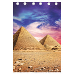 Purple Cloud Pyramid Print Curtain