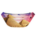 Purple Cloud Pyramid Print Fanny Pack