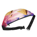 Purple Cloud Pyramid Print Fanny Pack