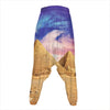 Purple Cloud Pyramid Print Hammer Pants