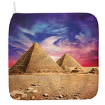 Purple Cloud Pyramid Print Hand Towel