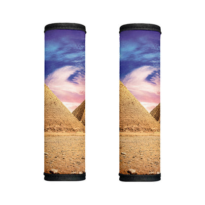 Purple Cloud Pyramid Print Handle Covers