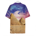 Purple Cloud Pyramid Print Hawaiian Shirt