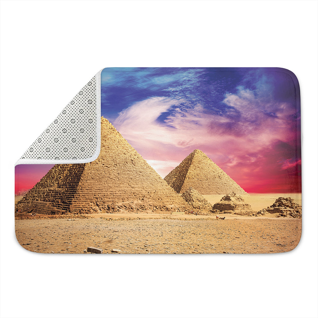 Purple Cloud Pyramid Print Indoor Door Mat