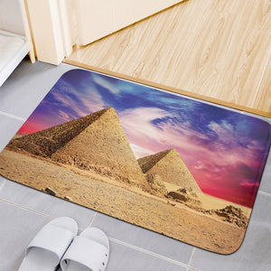 Purple Cloud Pyramid Print Indoor Door Mat