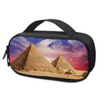 Purple Cloud Pyramid Print Insulin Cooler Travel Case