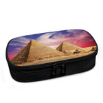 Purple Cloud Pyramid Print Insulin Cooler Travel Case