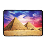 Purple Cloud Pyramid Print Kitchen Mat