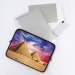 Purple Cloud Pyramid Print Laptop Sleeve