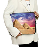 Purple Cloud Pyramid Print Laptop Sleeve
