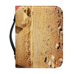 Purple Cloud Pyramid Print Leather Bible Cover