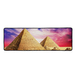 Purple Cloud Pyramid Print Long Kitchen Mat