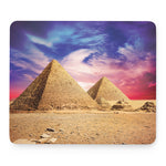 Purple Cloud Pyramid Print Mouse Pad