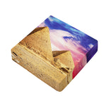 Purple Cloud Pyramid Print Outdoor Seat Cushion Cover