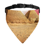 Purple Cloud Pyramid Print Over The Collar Dog Bandana