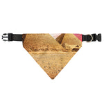 Purple Cloud Pyramid Print Over The Collar Dog Bandana