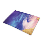 Purple Cloud Pyramid Print Pet Cooling Mat Cover