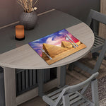 Purple Cloud Pyramid Print Placemat