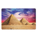 Purple Cloud Pyramid Print Polyester Doormat