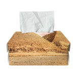 Purple Cloud Pyramid Print Rectangle Tissue Box Cover