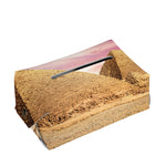 Purple Cloud Pyramid Print Rectangle Tissue Box Cover
