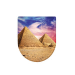 Purple Cloud Pyramid Print Toilet Lid Cover