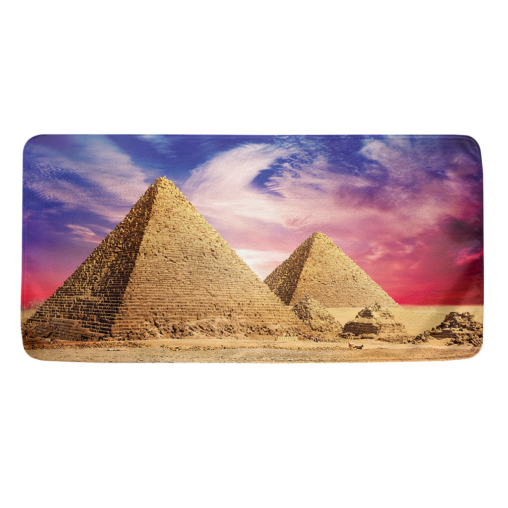 Purple Cloud Pyramid Print Towel