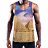 Purple Cloud Pyramid Print Training Tank Top