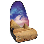 Purple Cloud Pyramid Print Waterproof Car Seat Cover