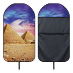 Purple Cloud Pyramid Print Waterproof Car Seat Cover