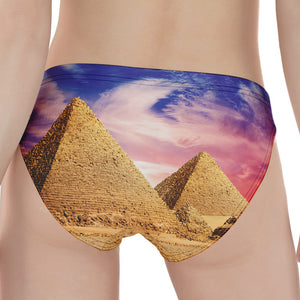 Purple Cloud Pyramid Print Women's Panties