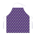 Purple Cow Pattern Print Adjustable Apron