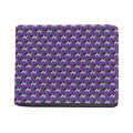 Purple Cow Pattern Print Bifold Wallet