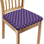 Purple Cow Pattern Print Chair Cushion Cover