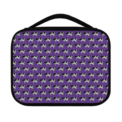 Purple Cow Pattern Print Classic Bible Case