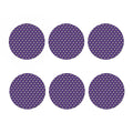 Purple Cow Pattern Print Coaster Set