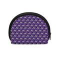 Purple Cow Pattern Print Coin Purse
